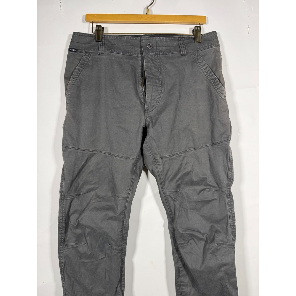 Kuhl Free Generatr Pants Mens 34x30 Gray Cotton Stretch Hiking Outdoor Trousers